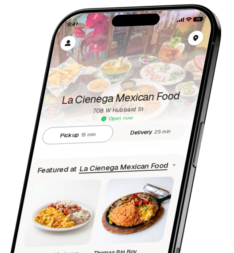 La Cienega Mexican Food app preview