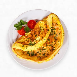 Egg Omelet Plate