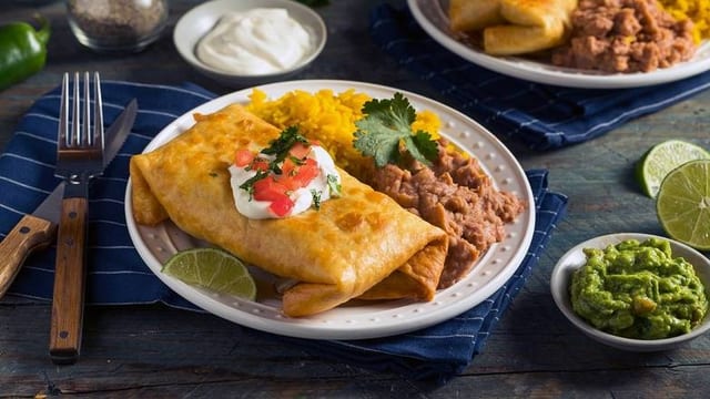 Chimichanga Dinner.