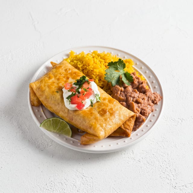 Chimichanga Dinner.