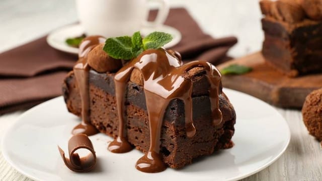 Chocolate Fudge Cake.