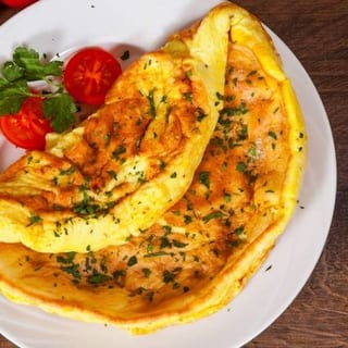 Egg Omelet Plate