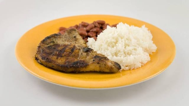Pork Chop Plate.