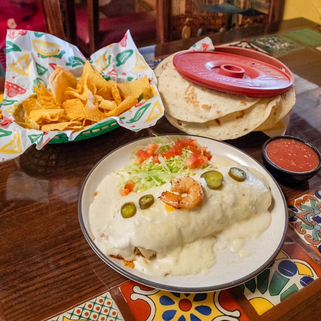 Shrimp Burrito.